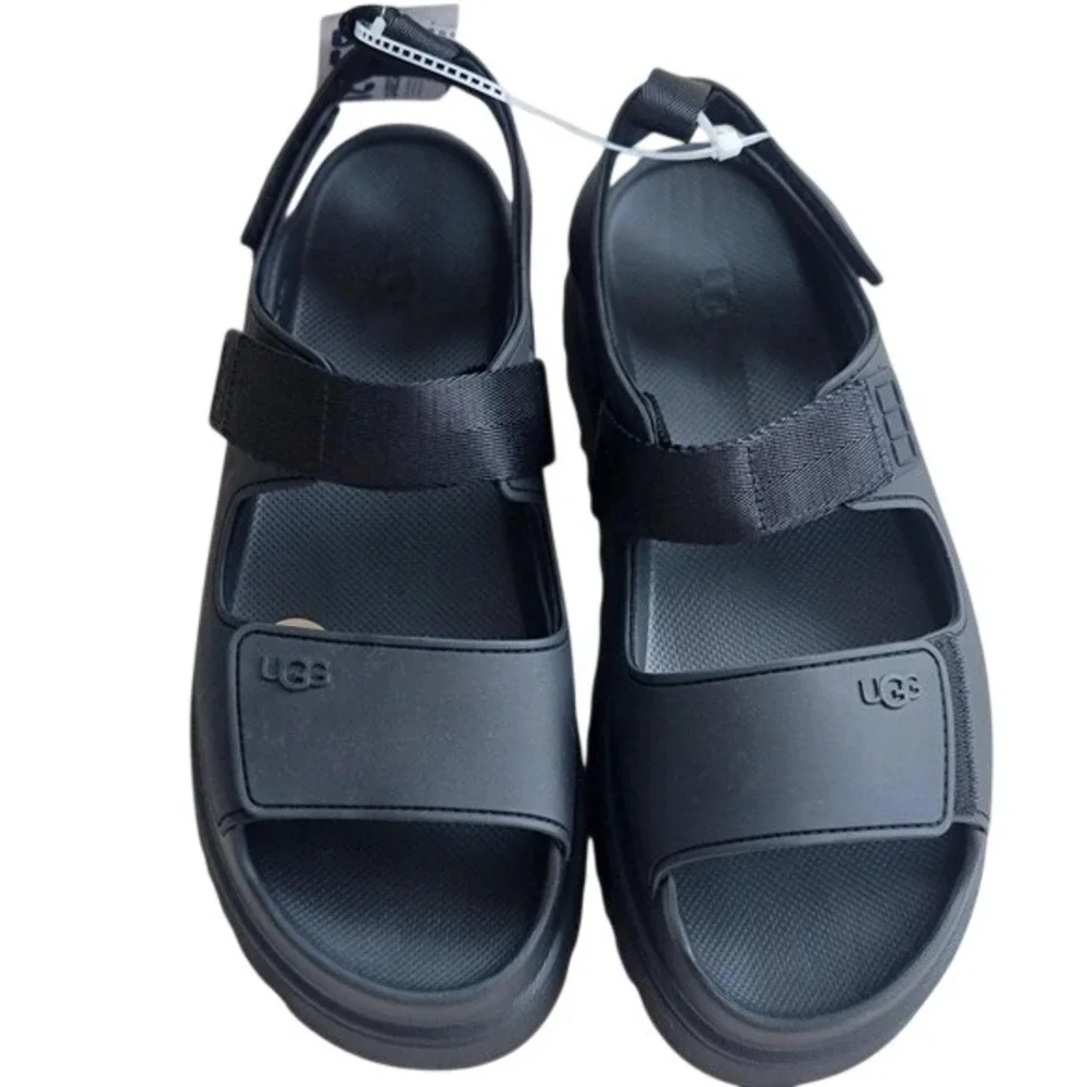 New UGG‎ sports strappy sandals Black M Sz 12